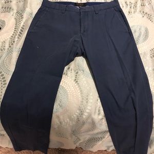Banana Republic slim non-iron blue dress pants